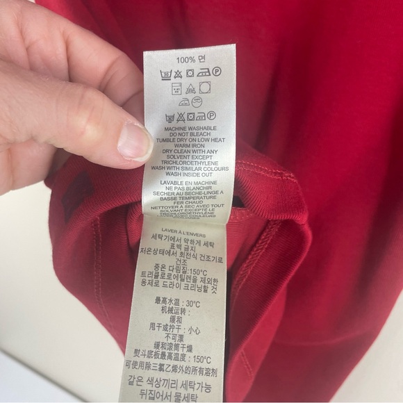 Burberry Brit Military Red Tunic 3/4 Sleeve NWT - Picture 7 of 10